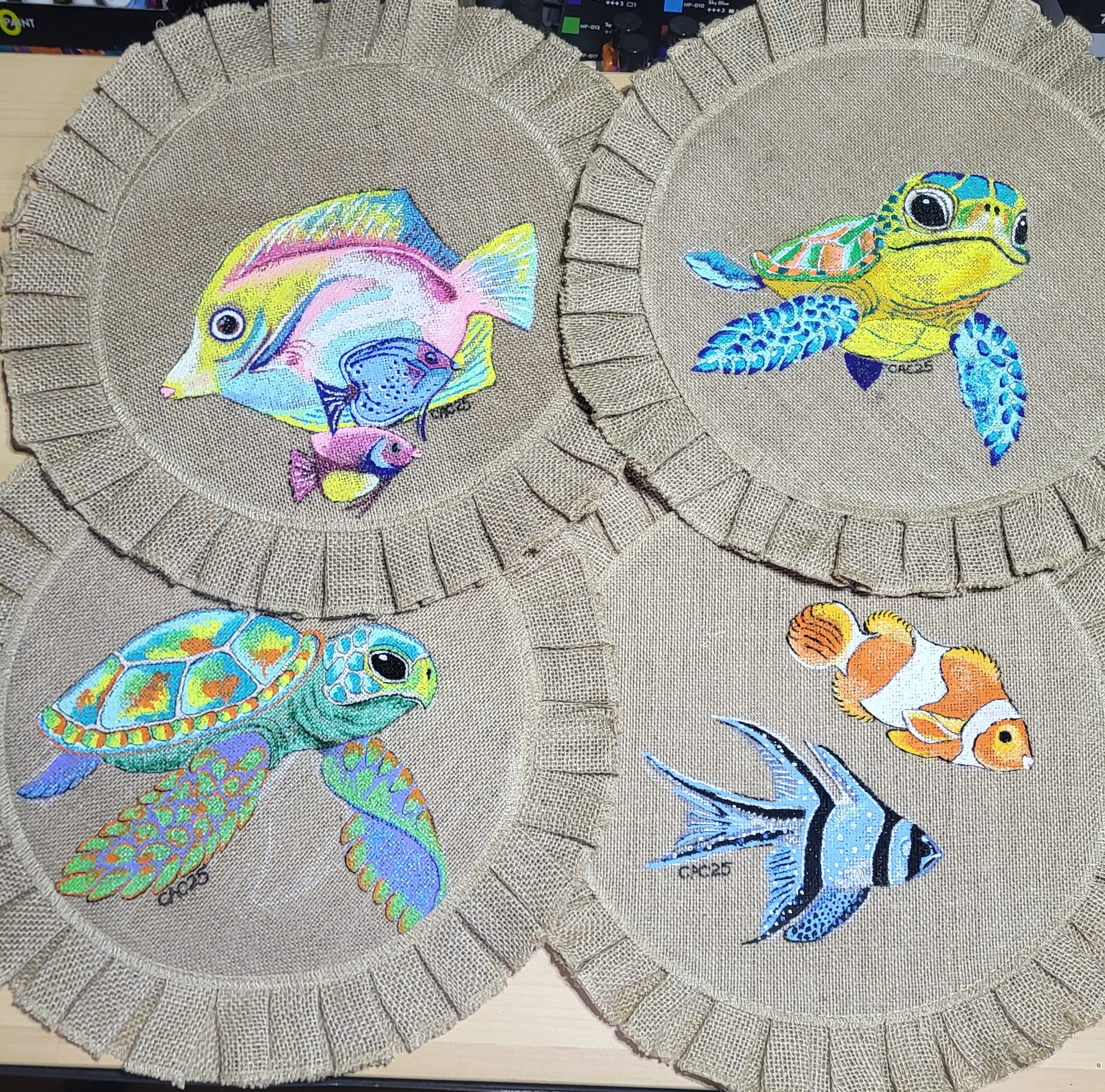 Burlap Placemats